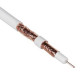 Maclean MCTV-472 coaxial cable RG-6/U 100 m White