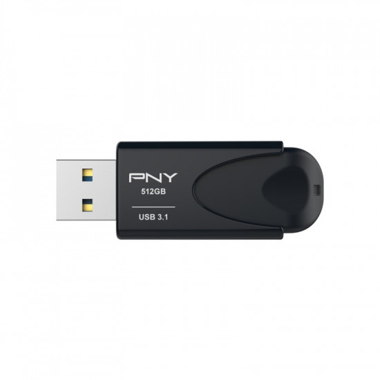 PNY Attache 4 USB flash drive 512 GB USB Type-A 3.2 Gen 1 (3.1 Gen 1) Black