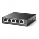 TP-Link 5-Port 10/100Mbps Desktop PoE Switch with 4-Port