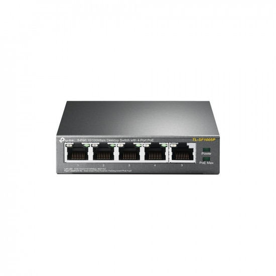 TP-Link 5-Port 10/100Mbps Desktop PoE Switch with 4-Port