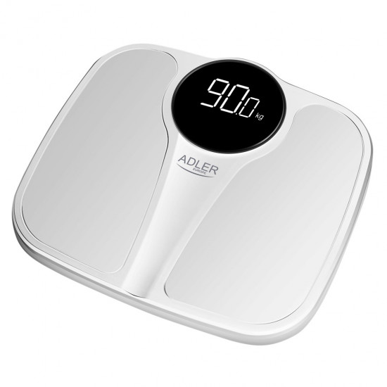 Electronic bathroom scale Adler AD 8172w LED