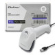 Qoltec 50865 Barcode reader 1D | CCD | USB | White