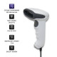 Qoltec 50865 Barcode reader 1D | CCD | USB | White