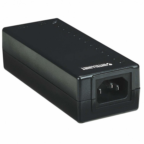 Intellinet Power over Ethernet (PoE) Injector, 1 Port, 48 V DC, IEEE 802.3af Compliant