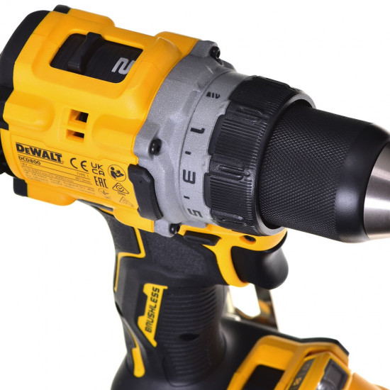 DEWALT.WKRĘTARKA 18V DCD800E1T90Nm BL 1x1,7Ah POWERSTACK