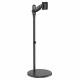 Maclean Mobile Monitor/TV Floor Stand, Gas Spring, 17-35, 2-10kg, Black, MC-970B