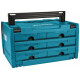 Makita MAKSTOR 3.6 Small parts box Black, Blue