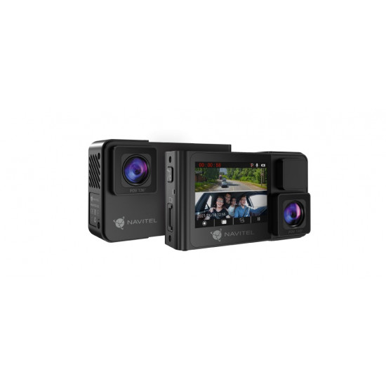 Navitel RS2DUO dashcam Full HD Battery, Cigar lighter, USB Black