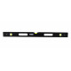 AWTOOLS SPIRIT LEVEL BLACK 100CM MAGNETIC WITH HANDLES