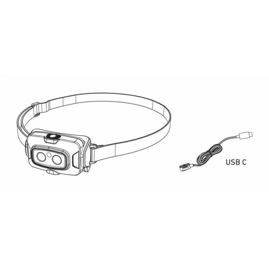 LED headlamp Ledlenser HF4R Core Black