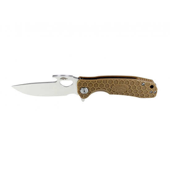 Honey Badger Opener Medium Tan Knife 8Cr13MoV DP