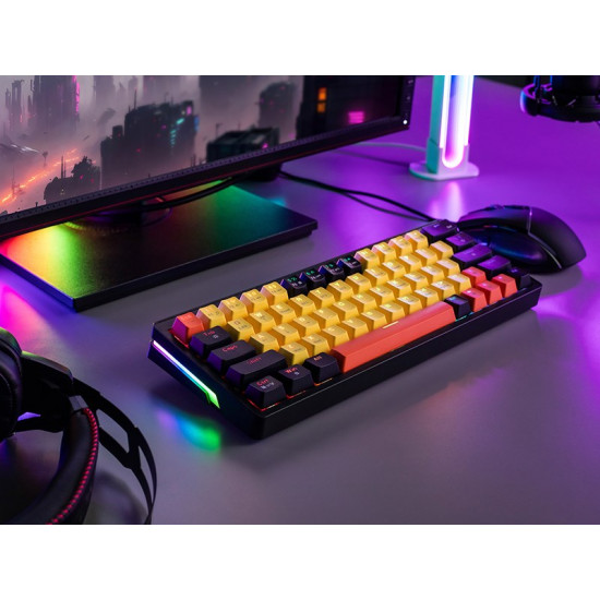 Mechanical keyboard Tracer GAMEZONE EVO2 HOT SWAP 63 (Yellow) TRAKLA47302