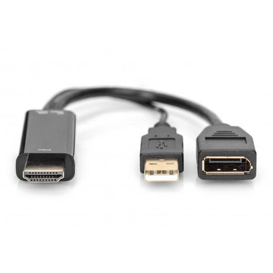 Digitus 4K HDMI Adapter - HDMI to DisplayPort