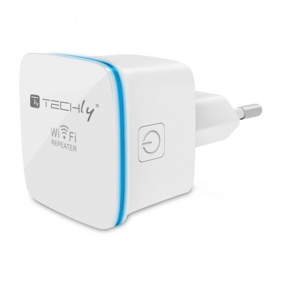 Techly Mini Repeater 300Mbps Wall Wireless Amplifier Repeater7 I-WL-REPEATER7