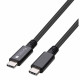 Techly USB 4 Gen 3 Type-C™ Cable M/M E-Mark 8K 40Gbps 100W PD 0,8m Black