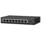 Intellinet 8-Port Fast Ethernet Office Switch, Desktop Size, Metal, IEEE 802.3az (Energy Efficient Ethernet), Box