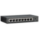 Intellinet 8-Port Fast Ethernet Office Switch, Desktop Size, Metal, IEEE 802.3az (Energy Efficient Ethernet), Box