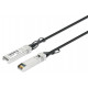 Intellinet SFP+ 10G Passive DAC Twinax Cable SFP+ to SFP+, 1 m (3 ft.), MSA-compliant for Maximum Compatibility, Direct Attach Copper, AWG 30, Black