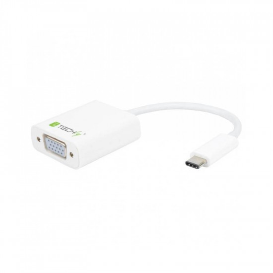 Techly IADAP-USB31-VGA USB graphics adapter White