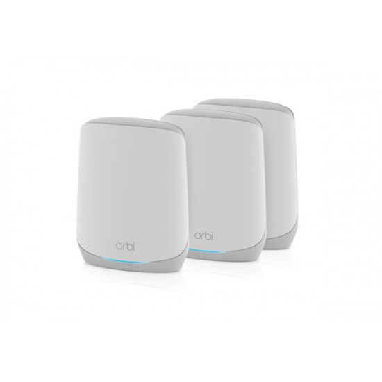 NETGEAR Orbi RBK763S Tri-band (2.4 GHz / 5 GHz / 5 GHz) Wi-Fi 6 (802.11ax) White 7 Internal