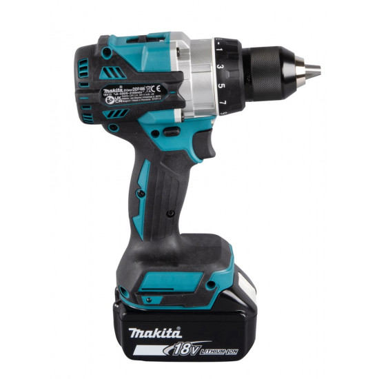 Makita DDF486RTJ drill 2100 RPM 2.6 kg Black, Blue