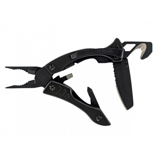 Gerber Crucial multi tool pliers Full-size 5 tools Black