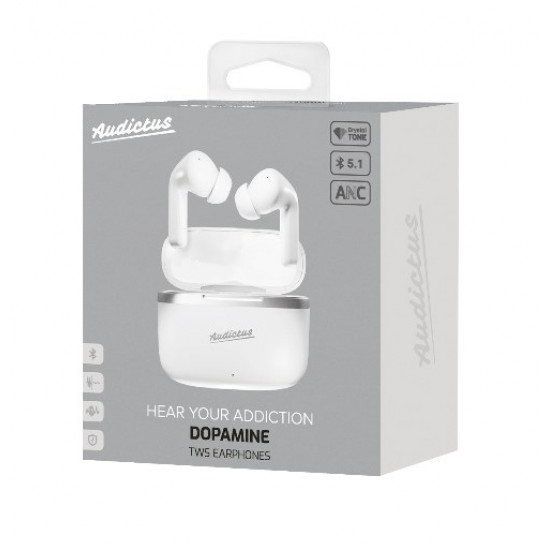 Audictus Dopamine Headset True Wireless Stereo (TWS) In-ear Calls/Music Bluetooth White