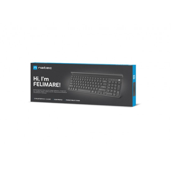 NATEC WIRELESS KEYBOARD FELIMARE US SLIM