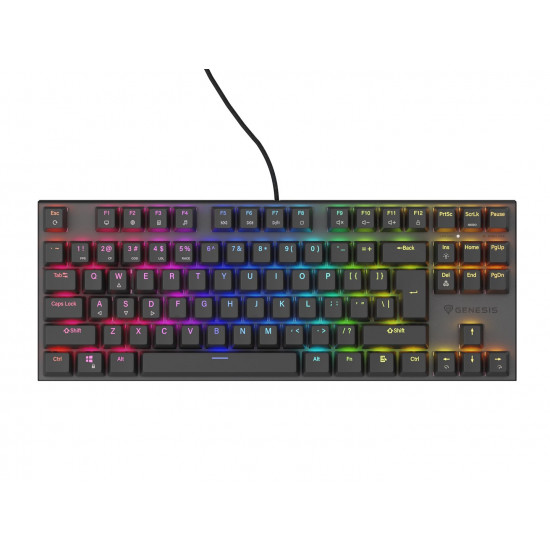 GENESIS Thor 303 TKL keyboard Gaming USB QWERTY Spanish Black