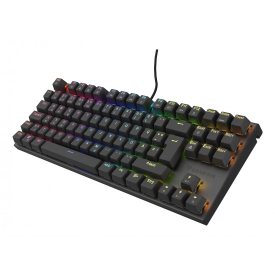 GENESIS Thor 303 TKL keyboard Gaming USB QWERTZ German Black