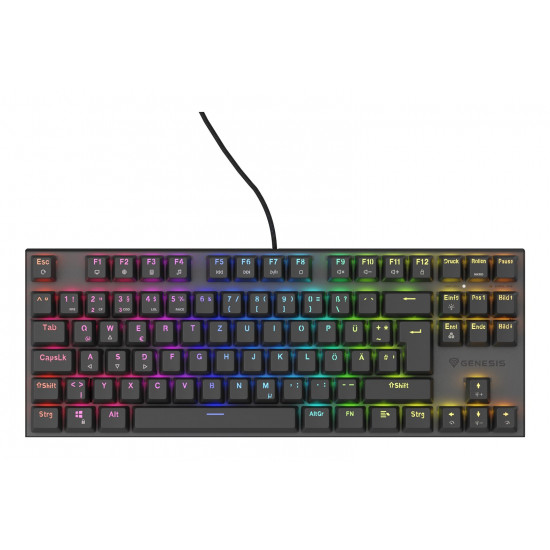 GENESIS Thor 303 TKL keyboard Gaming USB QWERTZ German Black