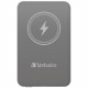 Verbatim Charge 'n' Go Magnetic Wireless Power Bank 5000mAh Grey