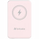 Verbatim Charge 'n' Go Magnetic Wireless Power Bank 5000mAh Pink