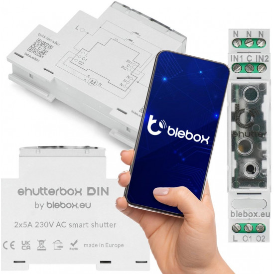 Shutterbox control module din Blebox