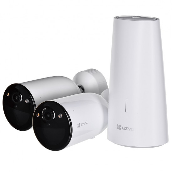 Kit de cámara con batería EZVIZ SMART HOME 2x HB3 camera + base station W2HS (CS-HB3-B2)