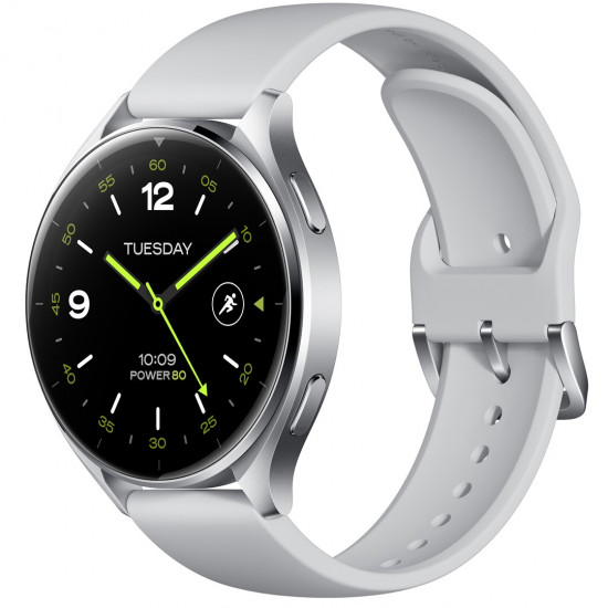 Xiaomi Watch 2 3.63 cm (1.43) AMOLED 46 mm Digital 466 x 466 pixels Touchscreen Silver Wi-Fi GPS (satellite)