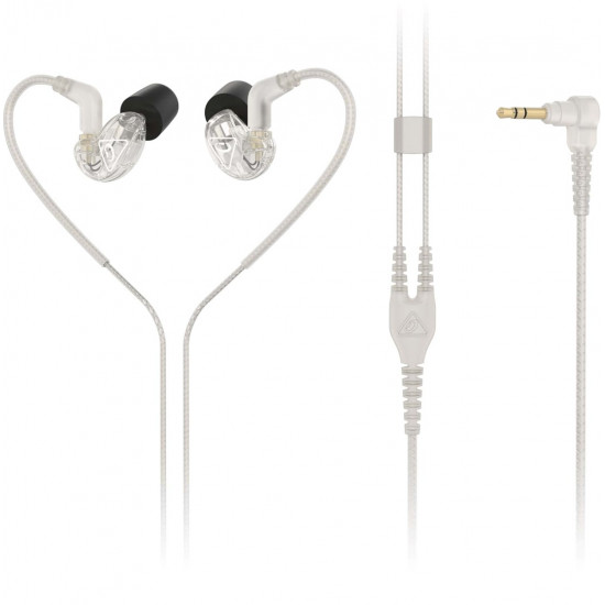 Behringer SD251-CL - In-ear headphones with MMCX connector, transparent