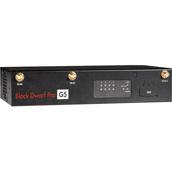 Securepoint Black Dwarf Pro G5 hardware firewall Desktop 2.83 Gbit/s