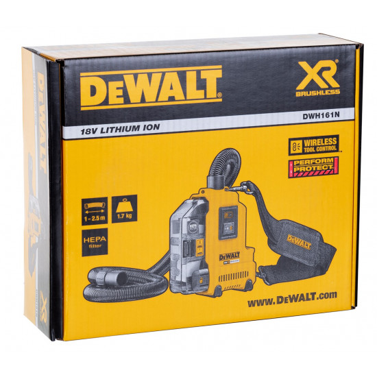 Cordless dust extraction attachment  DeWALT DWH161N-XJ