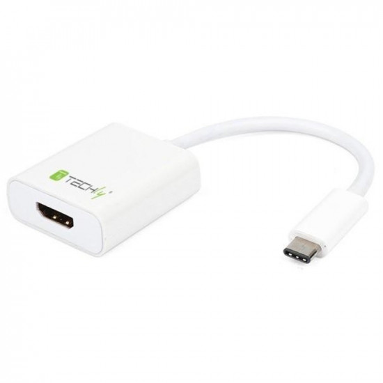 Techly Converter Cable Adapter USB 3.1 Type C to HDMI 1.4