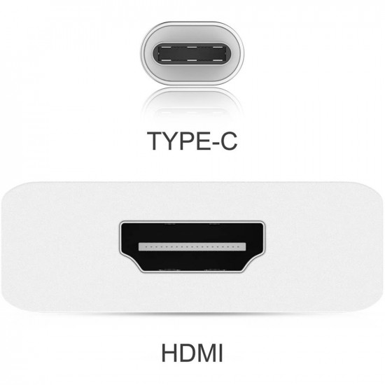 Techly Converter Cable Adapter USB 3.1 Type C to HDMI 1.4