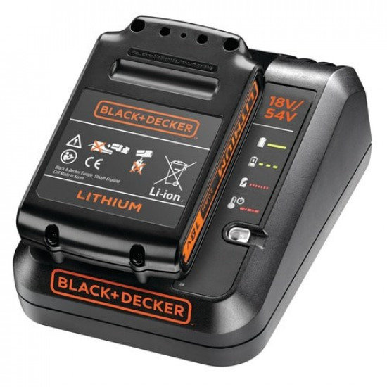 BLACK+DECKER BATTERY 18V 2.0Ah + CHARGER 12A