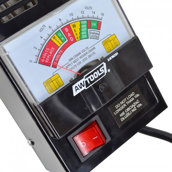 AWTOOLS AW16201 battery tester