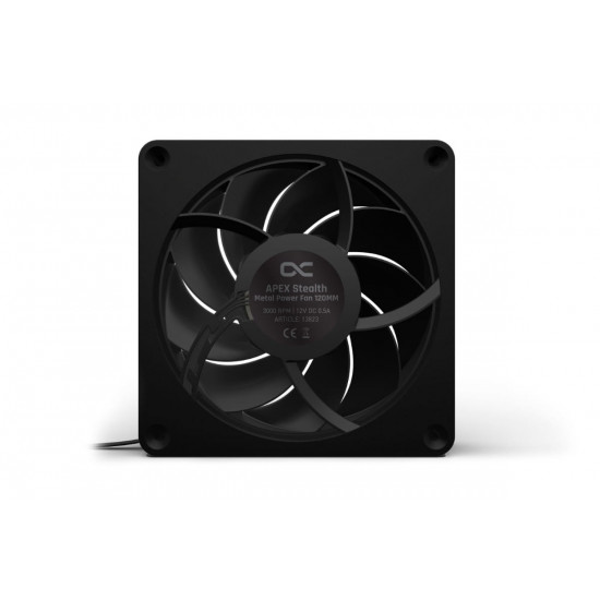 Alphacool Apex Stealth Metall Computer case Fan 12 cm Black 1 pc(s)