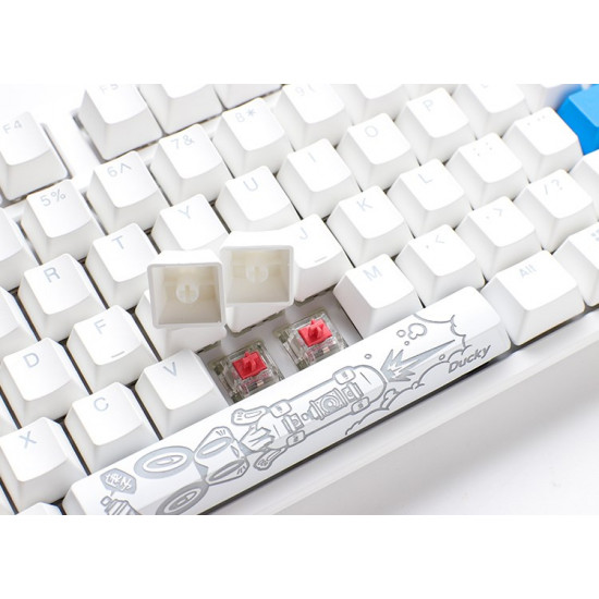 Ducky One 2 RGB TKL keyboard Universal USB White