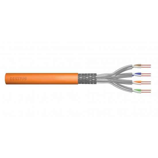 Digitus Cat.7 S/FTP installation cable, 500 m, simplex, B2ca