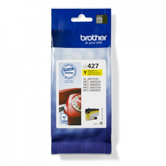 Brother LC-427Y ink cartridge 1 pc(s) Original Yellow