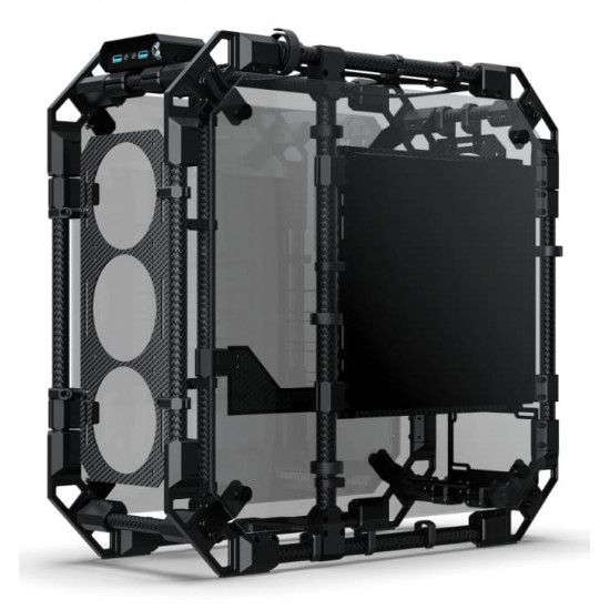 Alphacool Apex Skeleton Full Tower Black, Carbon