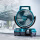 Makita CF001GZ household fan Black, Blue