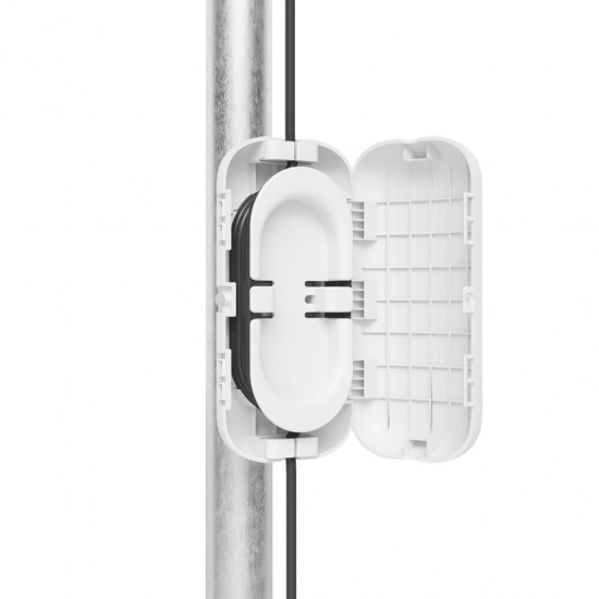 Ubiquiti UACC-FIBER-SR-KIT cable organizer Pole/Wall Cable box White 1 pc(s)